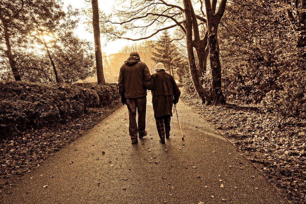 people, couple, elderly