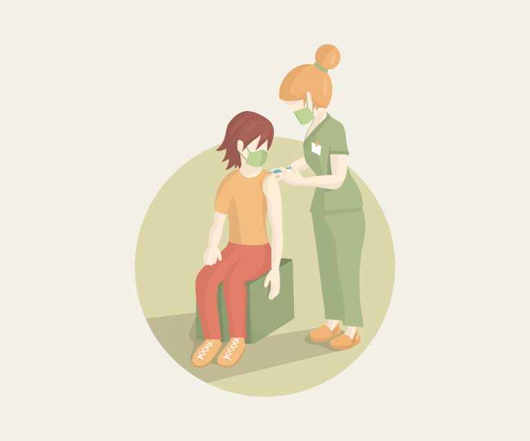 vaccination, doctor, patient