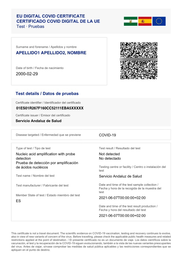 Certificado Covid Negativo : Coronavirus En Navarra En Marcha El Pasaporte Covid Para Poder Viajar Por La Ue Diario De Noticias De Navarra : Tudo sobre o novo certificado digital.