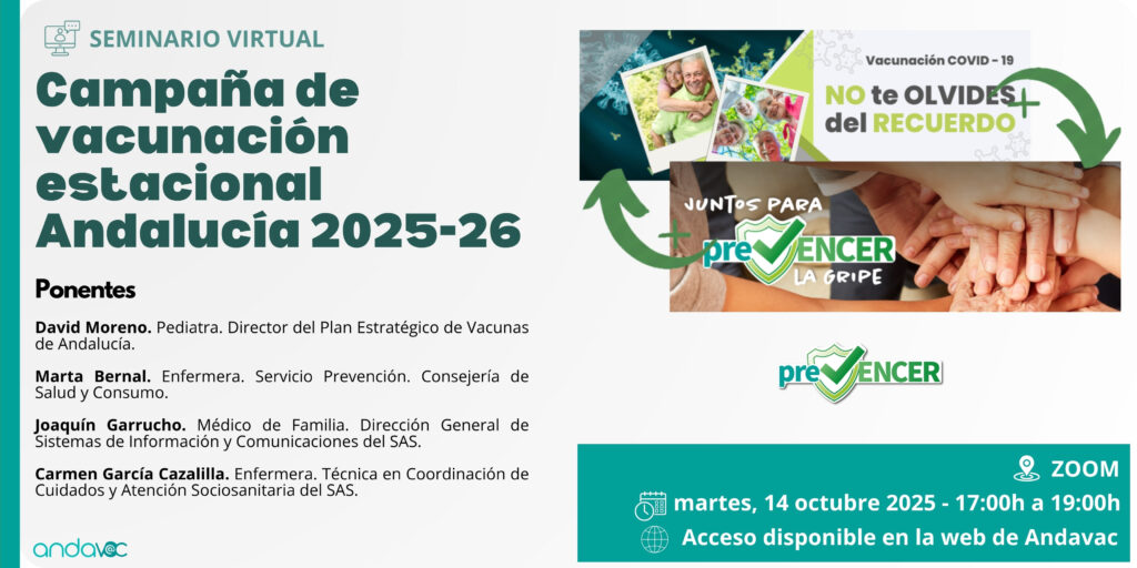 Seminario de vacunación estacional Andalucía 2025-26